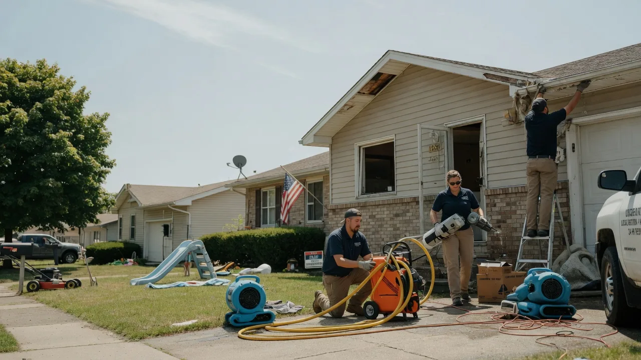 Water Damage Restoration in Milmine, IL near me